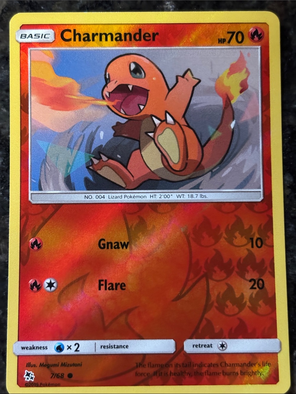 🔥 Charmander Reverse Holo Hidden Fates Pokémon Trading Cards 🔥